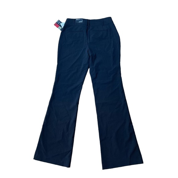 Style Trouser Pant Women's Size 6 Black Bootcut Leg High Rise Polyester Blend - Picture 2 of 5